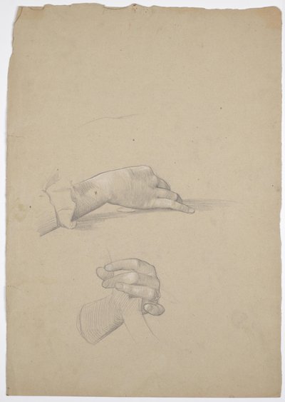Hand Studies by Franz von Matsch