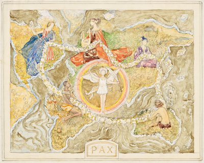 Pax (Design for a Tapestry?) by Franz von Matsch