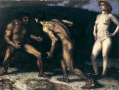 Battle for a Woman by Franz von Stuck