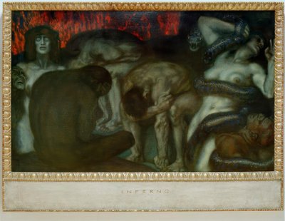 Inferno by Franz von Stuck
