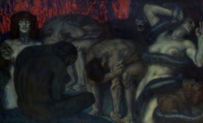 Inferno by Franz von Stuck