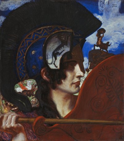 Fighting Amazon by Franz von Stuck