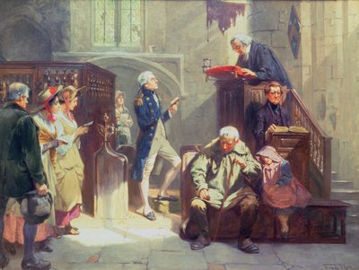 Nelson at Church by Fred Roe