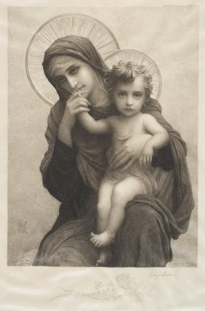 Madonna and Child by Frederic Auguste Laguillermie