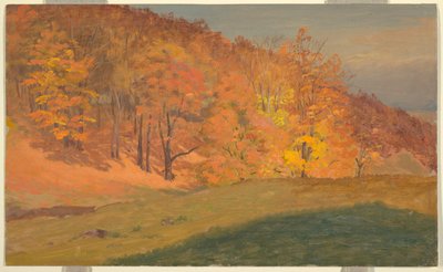Autumn Woods by Frederic Edwin Church