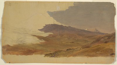 Ecuador, Mountain (Possibly Chimborazo) by Frederic Edwin Church