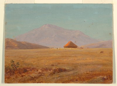 Ecuador?, Mountain Plateau with Hut by Frederic Edwin Church