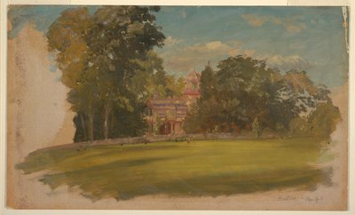 House in Hudson, New York by Frederic Edwin Church