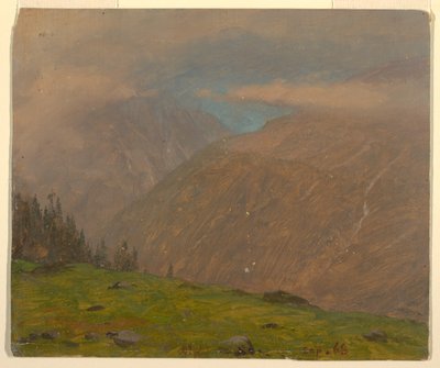 Italian Alps by Frederic Edwin Church