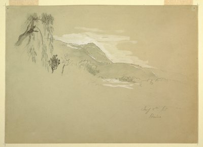 Landscape near Huino, Mexico by Frederic Edwin Church