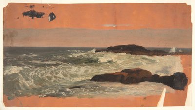 Maine Coast, Surf by Frederic Edwin Church