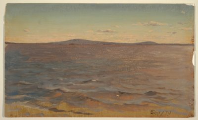 Maine, Lake Katahdin by Frederic Edwin Church