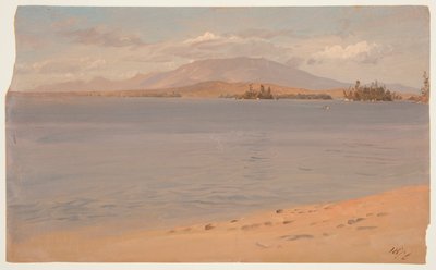 Mount Katahdin from Lake Millinocket by Frederic Edwin Church