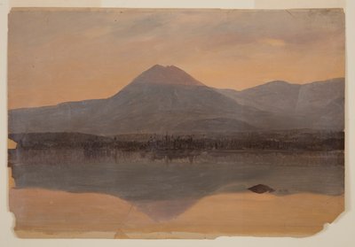 Mt. Katahdin from Lake Katahdin by Frederic Edwin Church