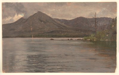 Mt. Katahdin, from Lake Katahdin by Frederic Edwin Church