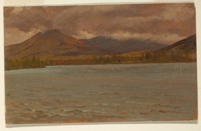 Mt. Katahdin from Lake Katahdin by Frederic Edwin Church