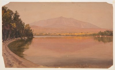 Mt. Katahdin from Togue Pond by Frederic Edwin Church