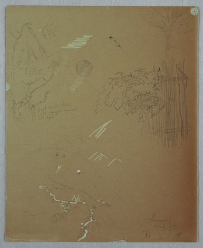 Nature Studies, Blue Mountains, Jamaica by Frederic Edwin Church