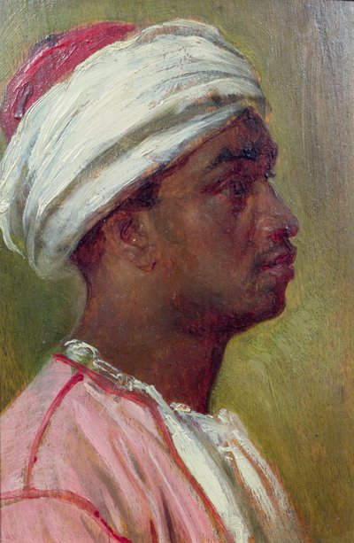 Study of a Nubian Young Man by Frederic Leighton