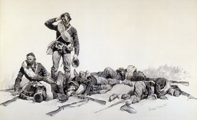 After the Battle by Frederic Remington