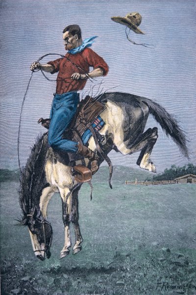 Bronco-Buster by Frederic Remington