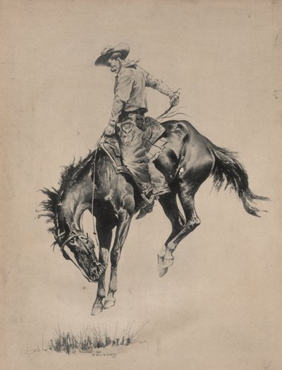 Bronco Buster by Frederic Remington