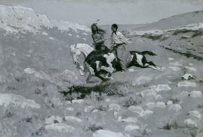 Ceremony of the Fastest Horse by Frederic Remington