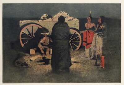 Night Camp by Frederic Remington