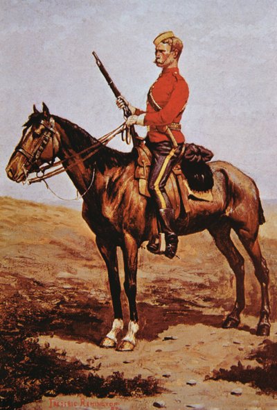 North-West Mounted Police of Canada by Frederic Remington