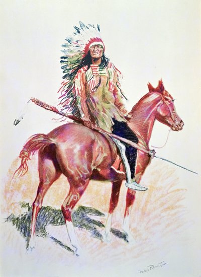 Sioux Chief by Frederic Remington