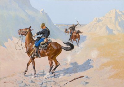 The Advance-Guard, or The Military Sacrifice by Frederic Remington