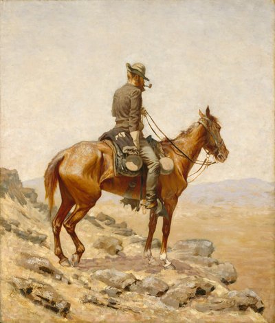 The Lookout, 1887 by Frederic Remington