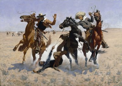 Aiding a Comrade by Frederic Sackrider Remington
