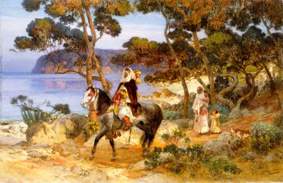 A Coastal Trail by Frederick Arthur Bridgman