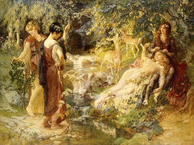 A Secret Wood by Frederick Arthur Bridgman