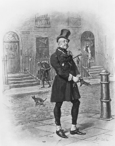 Mr. Micawber, 1880 by Frederick Barnard