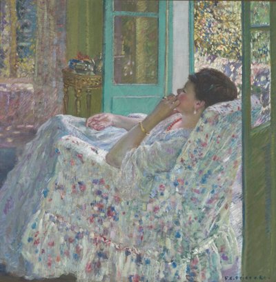 Afternoon - Yellow Room by Frederick Carl Frieseke