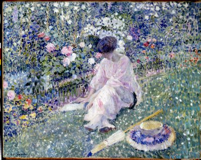 Garden in June by Frederick Carl Frieseke