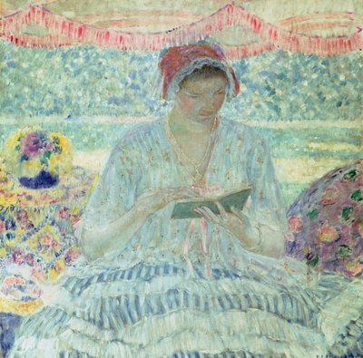 Summer Reading by Frederick Carl Frieseke