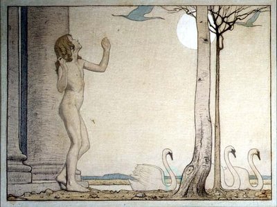 The Bluebird by Frederick Cayley Robinson