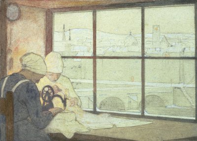The Vigil by Frederick Cayley Robinson