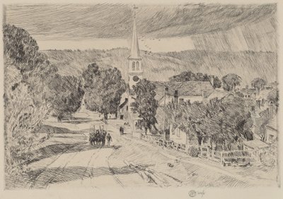 A Vermont Village by Frederick Childe Hassam