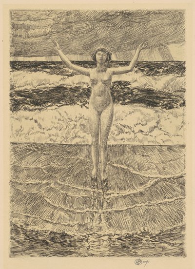 Rain Drops and Surf, 1921 by Frederick Childe Hassam
