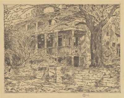 The Old House, Cos Cob, 1915 by Frederick Childe Hassam