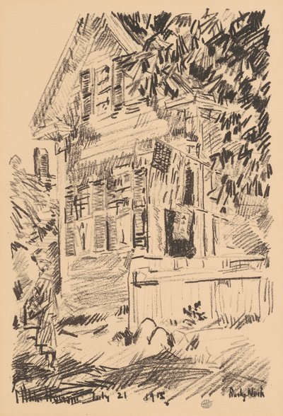 The Service Flag by Frederick Childe Hassam