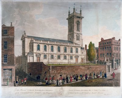 St Andrew Holborn, London, 1804 by Frederick Christian Lewis