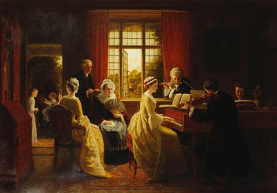 Music at the Parsonage by Frederick Daniel Hardy