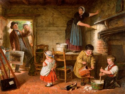 The Dismayed Artist, 1866 by Frederick Daniel Hardy