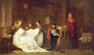The Wedding Dress by Frederick Daniel Hardy