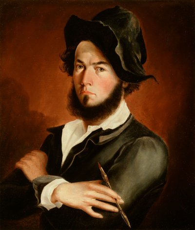 Self Portrait, 1845 by Frederick E. Cohen